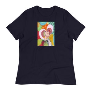 Women&#39;s Relaxed T-Shirt Featuring Original Artwork