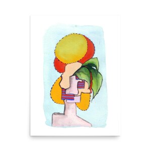 Abstract Poster Print Art Unique Bright Home Decor