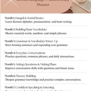 Korean Language Learning Workbook | Printable Korean Worksheets | Hangul Letter Practice | Korean Handwriting Template | Learn Korean Study