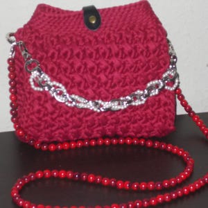 handbag, shoulder bag, bag, crochet bag