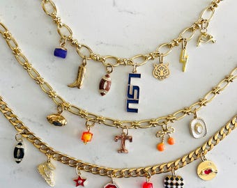 Custom Game Day Charm Necklace