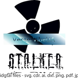 S.T.A.L.K.E.R. / S.T.A.L.K.E.R. Logo Design / svg. cdr. ai. dxf. png. pdf. jpg / stalker logo