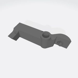 3D Printable Part STL | Panasonic SD-255 Bread Maker Latch Replacement | latch for the dispenser | home appliance part