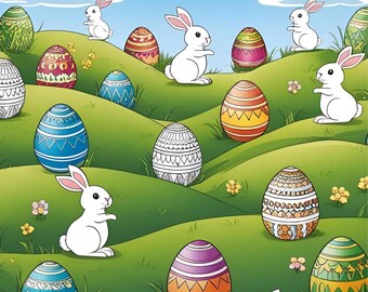 Colorful Easter – Fun Printable Coloring Book