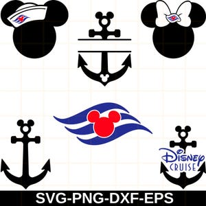Mickey Cruise Bundle Svg, Mickey Cruise Svg, Family Cruise Svg, Kawaii Svg, Cricut, Silhouette Vector Cut File