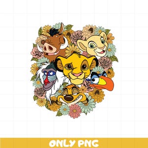 The Lion King Simba Png, Lion King Png, Hakuna Matata Png, Kawaii Png, Cricut, Silhouette Vector Cut File