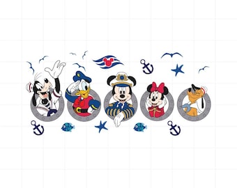 Disney Cruise Window Svg, Mickey Minnie Donald Goofy Pluto Svg, Family Vacation Ship Svg, Disney Trip Svg Png Eps Dxf Files, Cute File