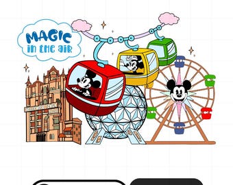 Mickey Mouse Theme Park SVG: Family Trip Shirt Design (Digital Download