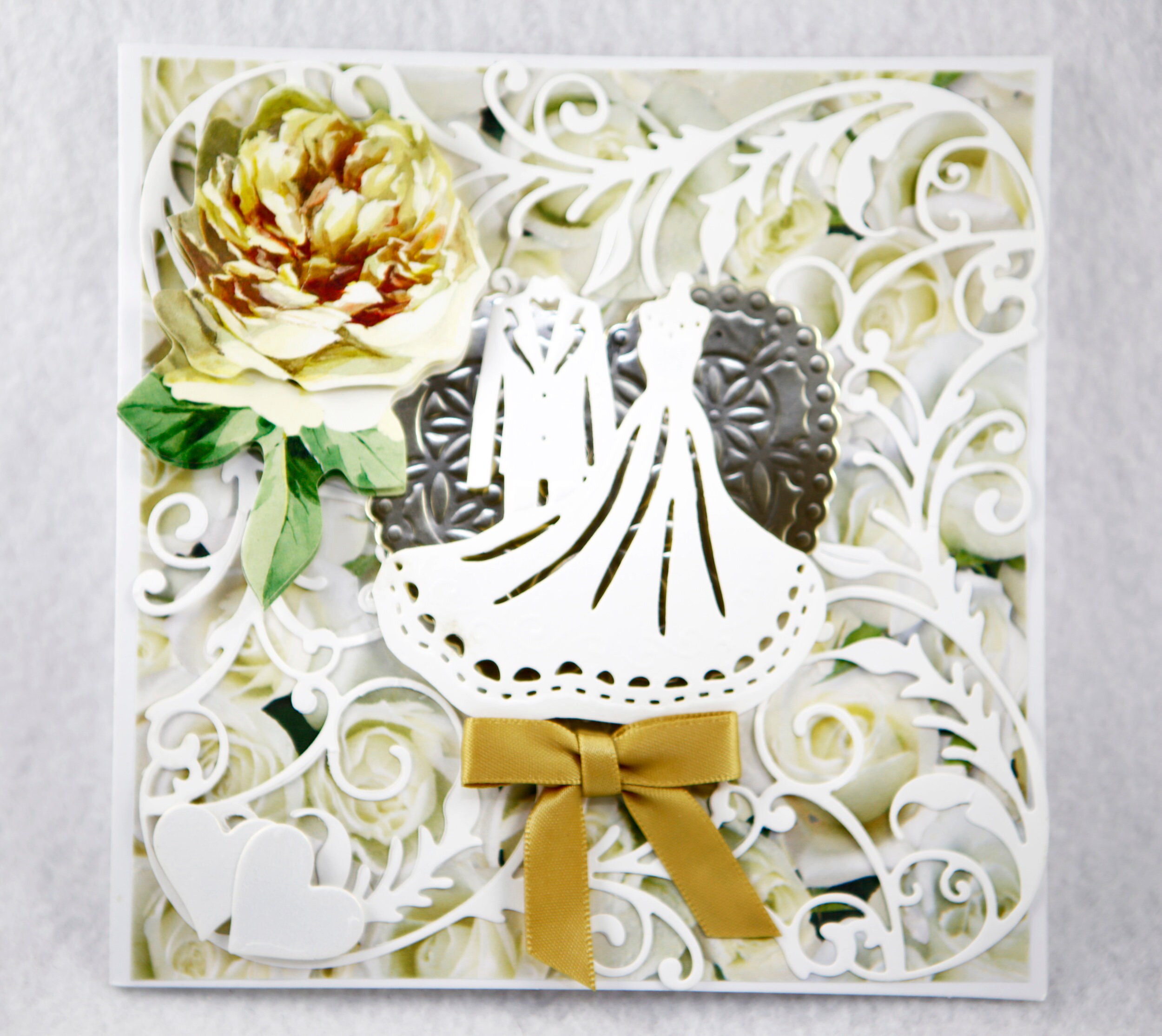 Wedding cards personalized elegant unique card for wedding | Etsy