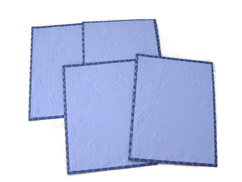4 notecards for her handmade blank floral thank you rose girl woman note cards
