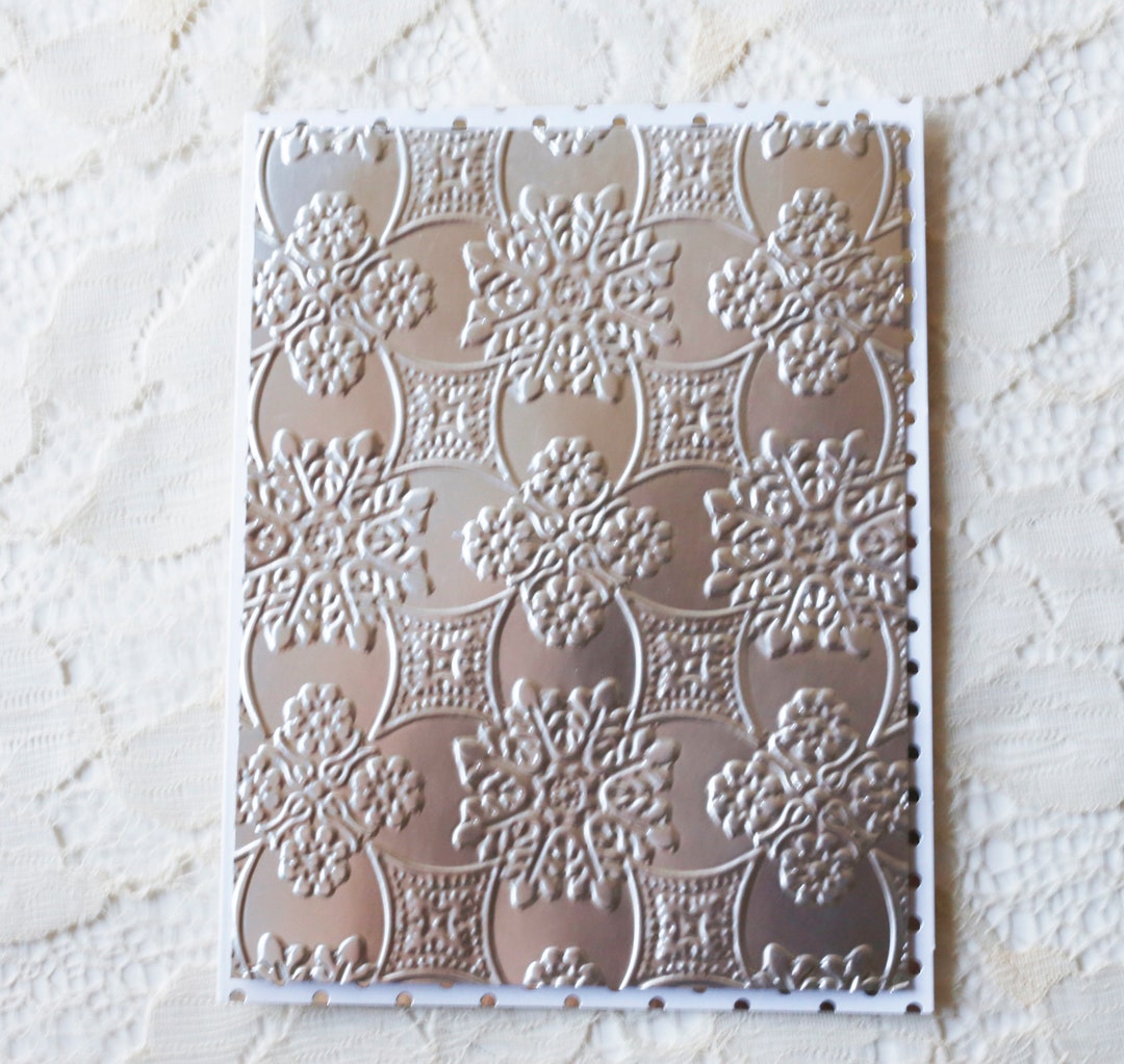 6 Blank Note Cards Set, Silver Notecards, Set of 6 Stationery Boxset ...