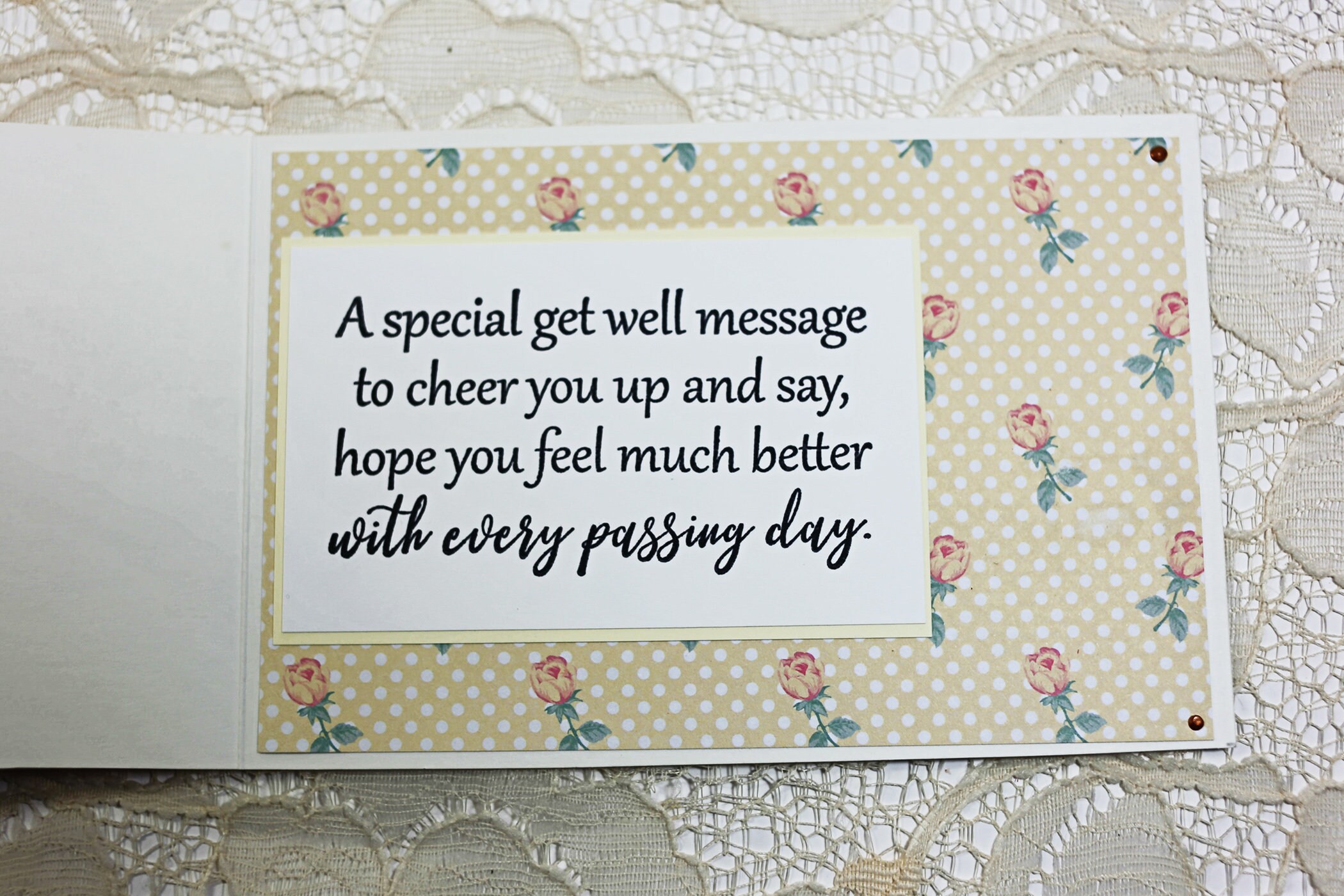 Get Well Card Hope You Feel Better Personalized Speedy - Etsy