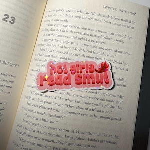 Holographic Hot Girls Read Smut Sticker - Spicy Book Sticker - Smut Sticker - Kindle Sticker - Laptop Sticker - Water bottle Sticker - Gift