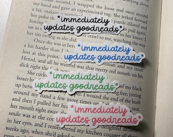 Goodreads Sticker - Bookish Sticker - Book Sticker - Booktok Sticker - Kindle Sticker - Book Lover - Laptop - E-Reader - Water bottle - Gift