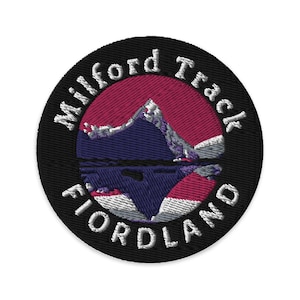 Der Milford Track ist mit dem Neuseeland Great Walk Patch bestickt