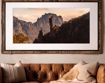 Boot Canyon Big Bend: arte mural natural, decoración del hogar, regalo perfecto para aventureros, fotografía de paisajes