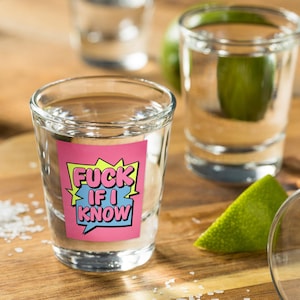 Funny Shot Glass, Unique Barware Gift for Friends, For Bachelorette Parties, Birthdays and Housewarmings, party supplies, novelty shot glass