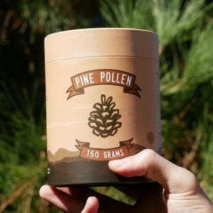 Pine Pollen Powder (150g) - Vitality Booster, Antioxidant and Phytoandrogen Rich Pine Pollen For Pine Honey, Smoothie Bowl