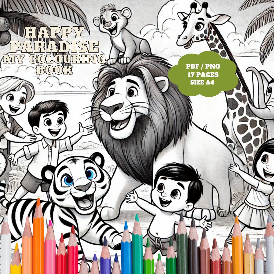 Colouring Pages for Kids and Adults | Colouring Pages | Paradise and ...