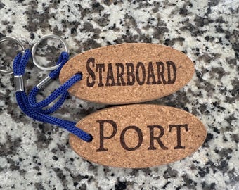 Floating Boat Key Chain - Customization Available