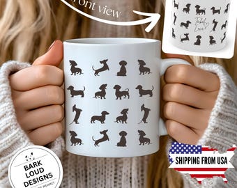 3 oz coffee mugs blue and white mugs {set of three}