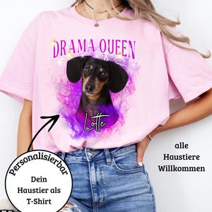 Maglietta personalizzata con ritratto di cane, maglietta con ritratto di cane, idea regalo per cani, maglietta con ritratto di gatto, maglietta con ritratto di cane vintage, UE