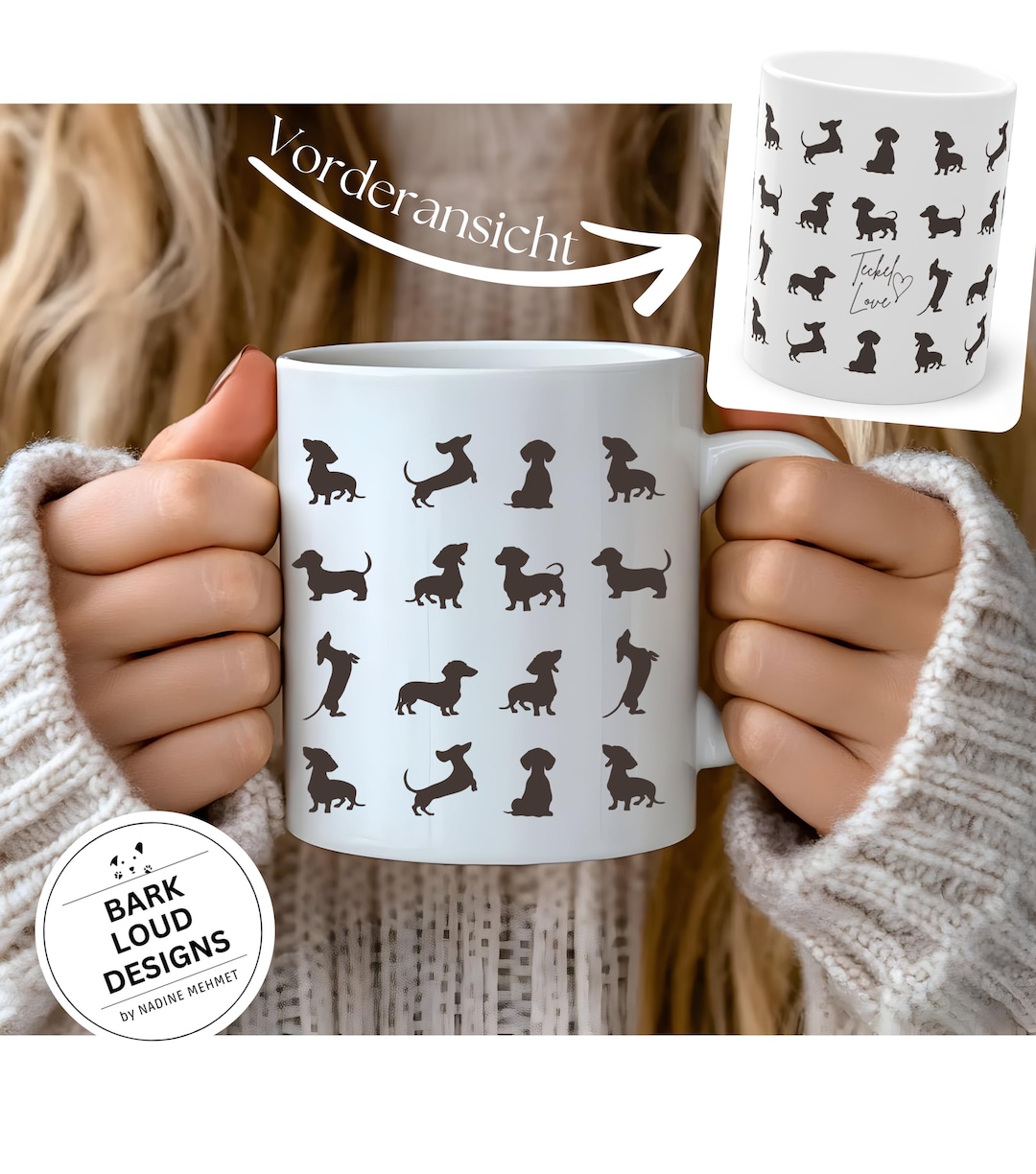 Dachshund Ceramic Mug, Dachshund Coffee Mug, Dog Lover Gift, Funny — free download