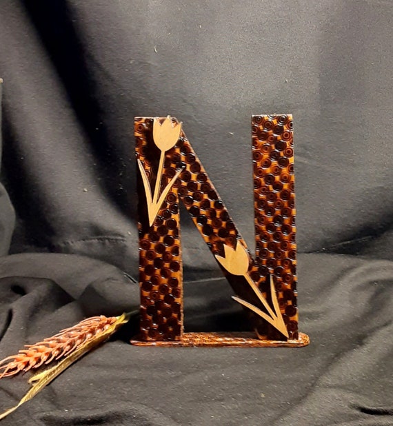 Home Decor Letter n Personalize Free Standing - Etsy