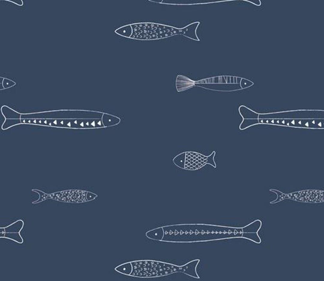 Art Gallery Fabrics - Catch and Release - Fish - AGF - 1/2 Yard - Etsy