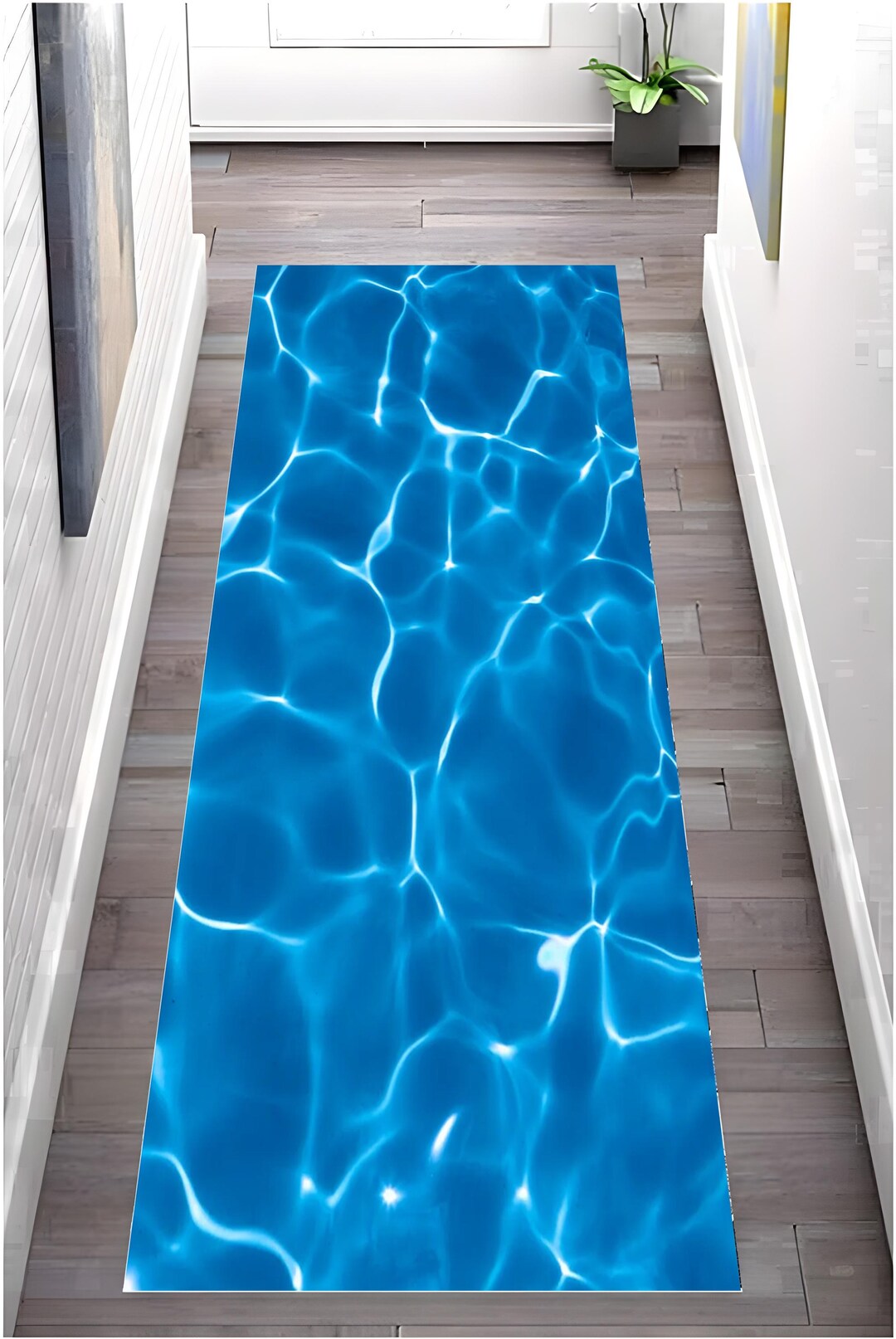 Ocean Reflection Rug Sea Rug,wave Rug,nautical Rug,clear Sea Rug,ocean Rug,summer Gift,water ...