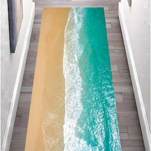 Tapis de plage,Coureur des mers,Tapis vagues,Tapis nautique,Tapis mer limpide,Tapis océan,Cadeau d&#39;été,Tapis pour surface aquatique,Tapis réfléchissant pour piscine,Tapis aquatique pour piscine