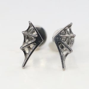 Titanium ASTM F136 (in279) Spiders Web, Web Internally Threaded Attachment 1mm-1.6mm (18ga-14ga) Suitable Conch, Helix, Cartilage, Tragus