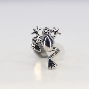 Titanium ASTM F136 (in233) Frog, Toad, Tree Frog Internally Threaded 1mm-1.6mm (18ga-14ga) Suitable Conch, Helix, Cartilage, Tragus, Lobe