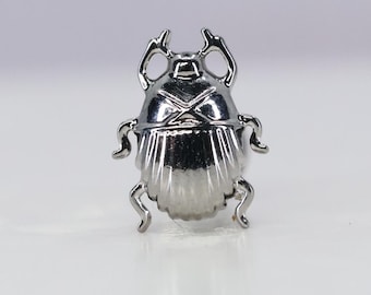 Titanium ASTM F136 (in262) Scarab-Beetle Internally Threaded Attachment 1.2mm (16ga) Suitable for Conch, Helix, Cartilage, Tragus, Lobe