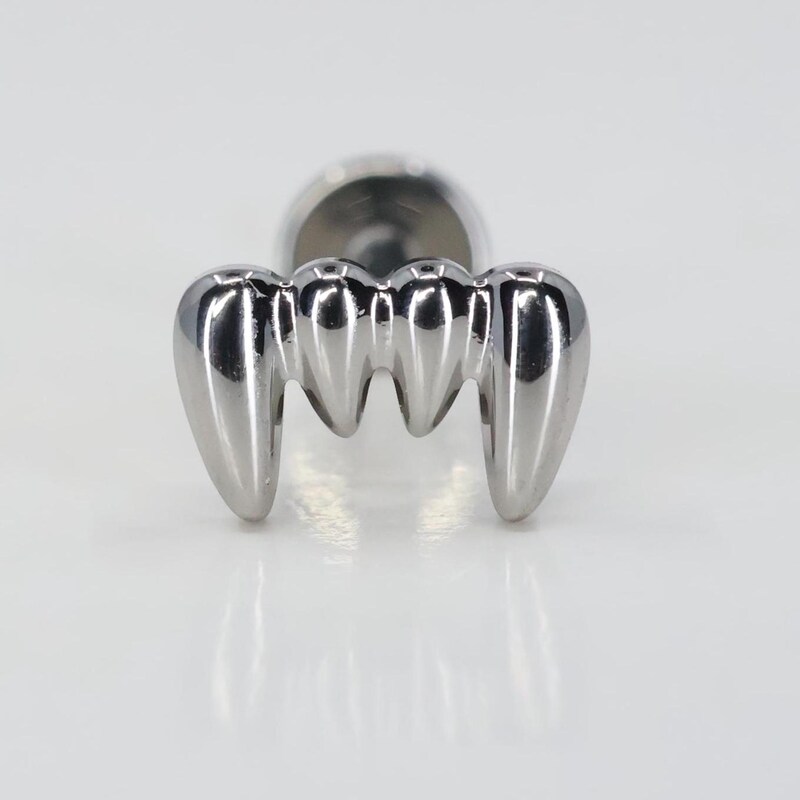 Vampire Fang Piercings Etsy