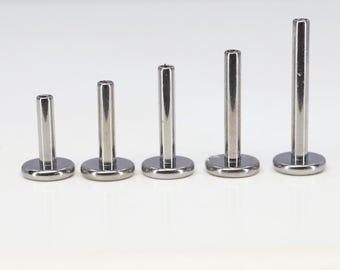 Titanium ASTM F136 Internally Threaded Bar 1.0mm-1.6mm (18ga-14ga) For 0.9mm threaded attachments