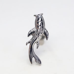 Titanium ASTM F136 (tl24) Koi Carp, Fish, Goldfidh Threadless- Push Pin Conch, Helix, Cartilage, Tragus, Flat, Lobe, Conch, Philtrum etc