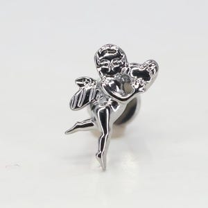 Titanium ASTM F136 (in270) Cherub, Cupid Internally Threaded Attachment 1.2mm (16ga) Suitable for Conch, Helix, Cartilage, Tragus, Lobe