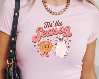 Dies ist die Saison, um gruseliges Baby-T-Shirt zu sein, lustiges gruseliges Baby-T-Stück, Halloween-Baby-T-Stück, Halloween-Party Y2K Baby-T-Stück, lustiges Halloween Y2K-Baby-T-Shirt
