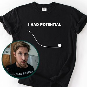 Ich hatte Potenzial Shirt, Comfort Colors® Dr Grace Projekt Hail Mary T-Shirt, lustige Sci Fi Buch Grafik Nerdy Buch Liebhaber Geschenk, Jazz Hands Shirt