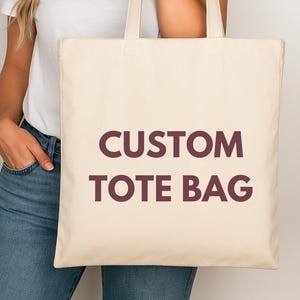 Personalisierte Tragetasche mit Namen oder Nachricht - Perfektes Geschenk für Geburtstage, Jubiläen, Hochzeiten, besondere Anlässe, individuelle Tragetasche