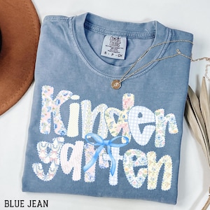 Comfort Colors® Kindergarten Lehrerin Shirt, Kindergarten Shirt, Kindergarten Shirt, Kinder Crew, Kindergarten Lehrerin Schulanfang Shirt, Pre-K Lehrerin