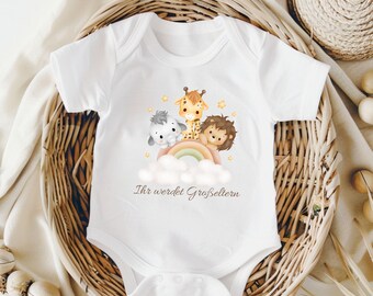 Ihr werdet Großeltern Babybody, Schwangerschaft verkünden Babybody, Hallo Großeltern Body, Schwangerschaftsverkündung Body, Du wirst Oma Opa