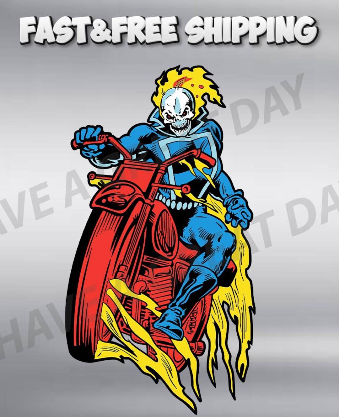 Ghost Rider Sign Ghost Rider Logo Vinyl Decal / Sticker 10 Sizes!! Free Shipping! - Etsy