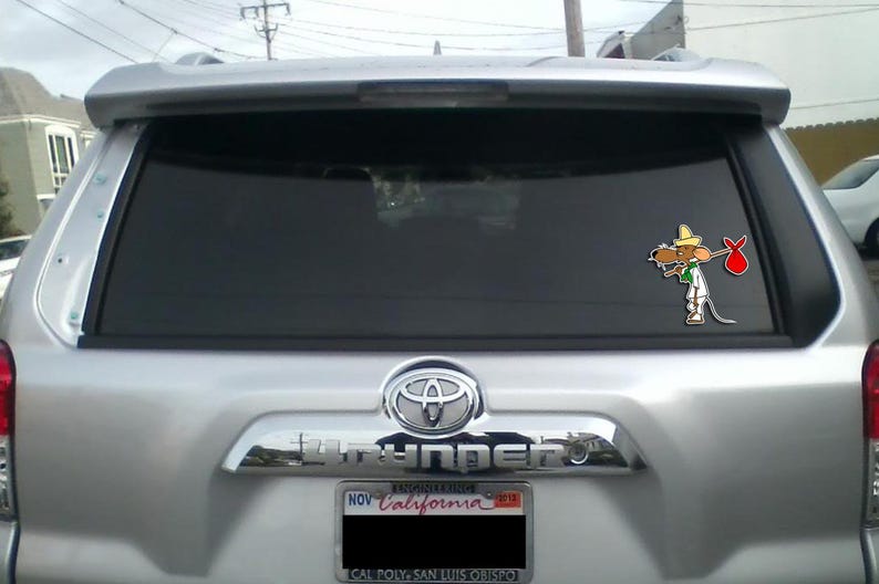Slowpoke Rodriguez Vinyl Decal Sticker - 4x4 Inches, Looney Tunes Cartoon Nostalgia