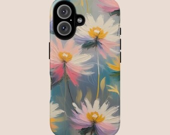 Monet Lillies Inspired Tough Case for iPhone, Samsung, Google Pixel Ships from the UK/US/EU, Floral Painting, Impressionist Art