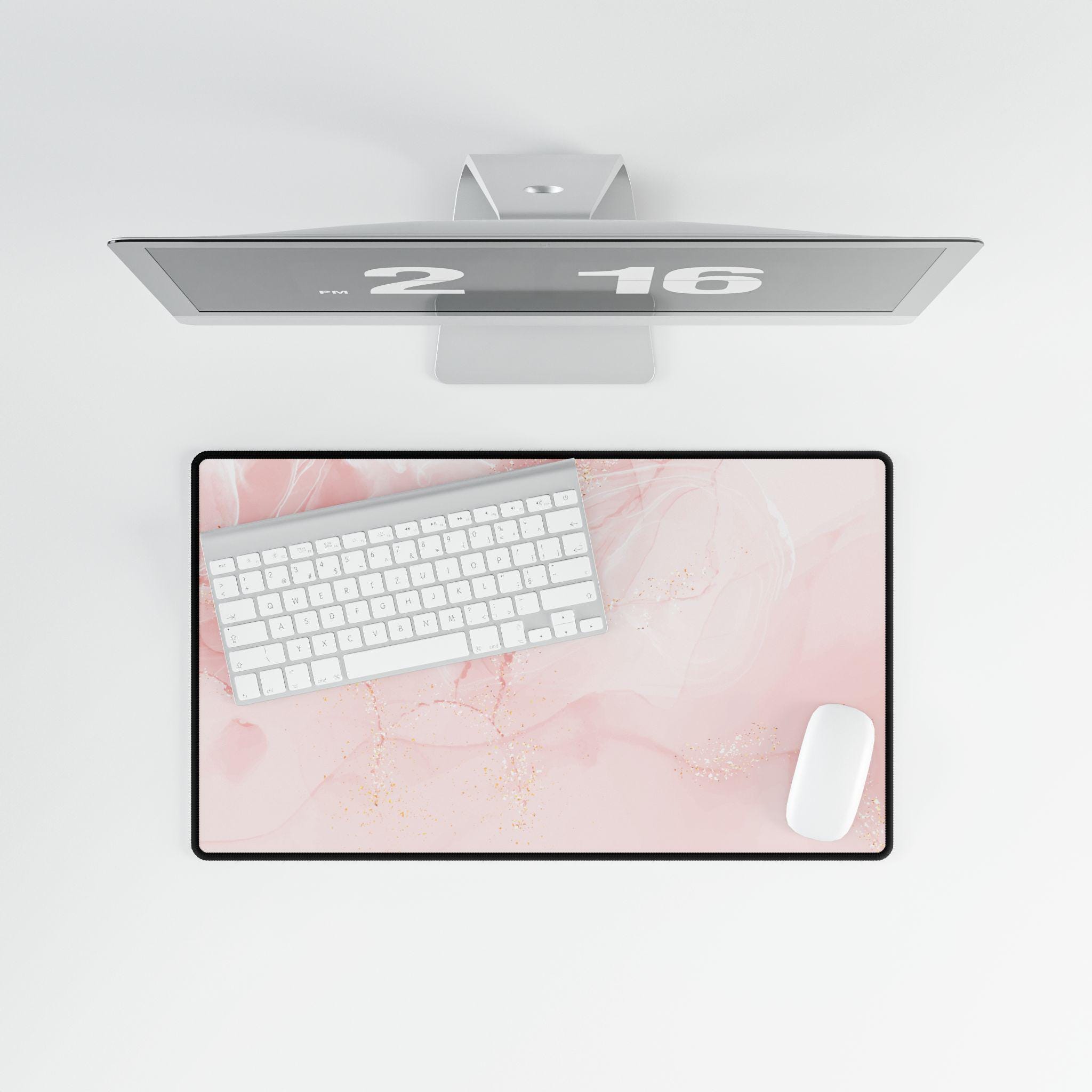 HoYiXi Tappetino Per Mouse Da Gioco Esteso Grande Tastiera Tappetino Per Mouse Pad Da Scrivania Sottomano Superficie Liscio Base In Gomma Antiscivolo