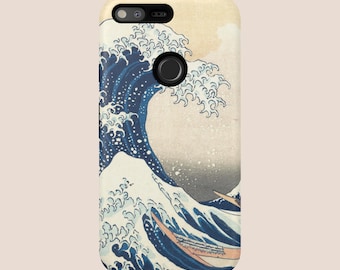 Tsunami by Hokusai Tough Case or iPhone, Samsung, Ships from the UK/US/EU, Japanese Wave Design, Classic Wave Art