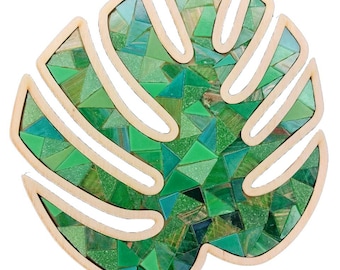 Emerald Monstera Mosaic Kit