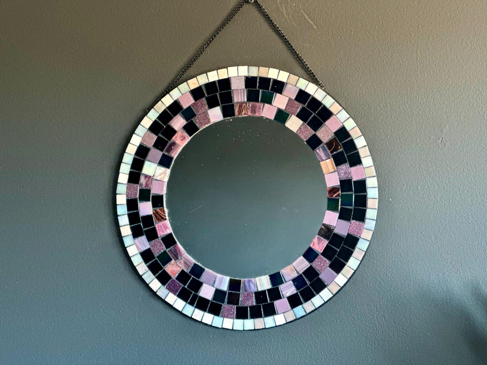 Twilight Elegance Mosaic Mirror